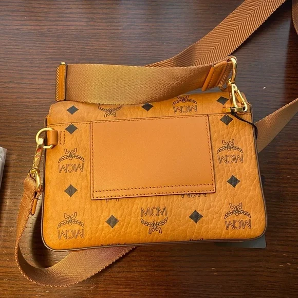 MCM Millie Visetos Small Crossbody, NEW - Picture 6 of 8